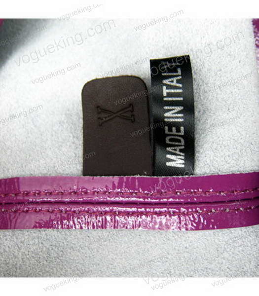 Marni Purple Patent Leather Tote Handbag-6