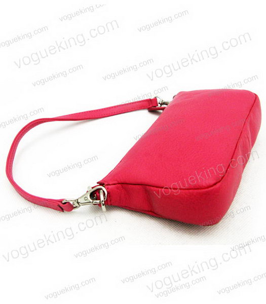 Marni Red Cowhide Leather Zip Handbag-3