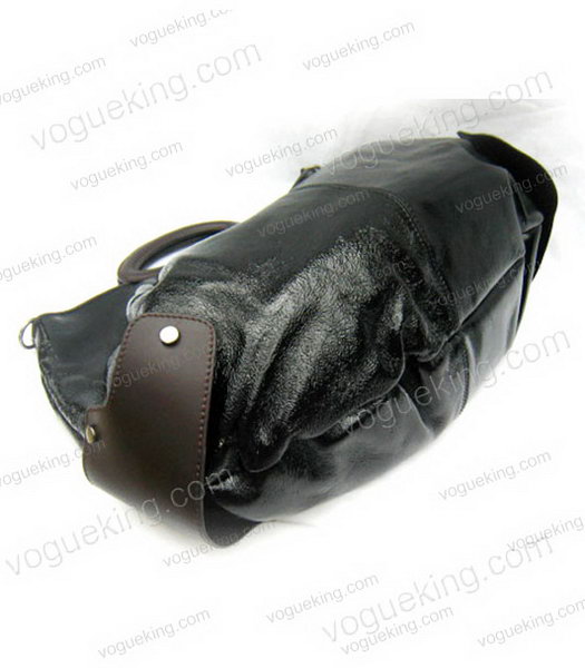 Marni Shiny Black Patent Leather Large Balloon Bag-3