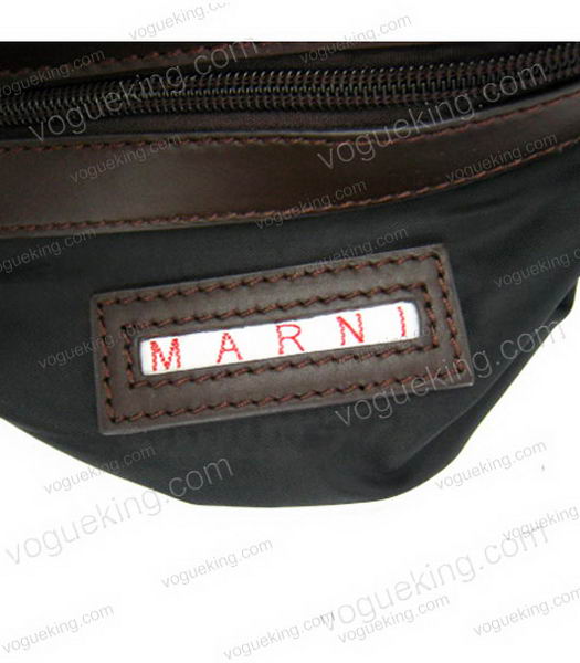 Marni Shiny Black Patent Leather Large Balloon Bag-5