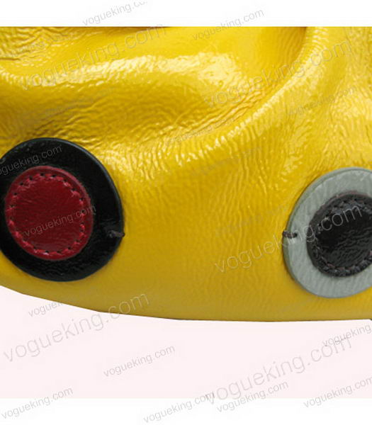 Marni Yellow Napa Leather Messenger Bag-5