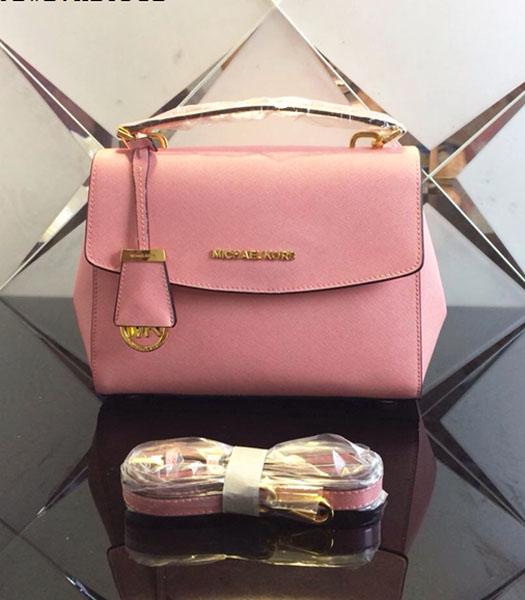 Michael Kors Cherry Pink Leather Small Shoulder Bag