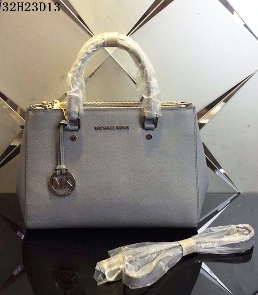 Michael Kors Latest Design Grey Leather Tote Bag