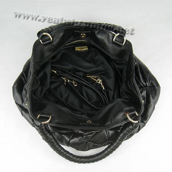 Miu Miu Black Lambskin Leather_1823-5