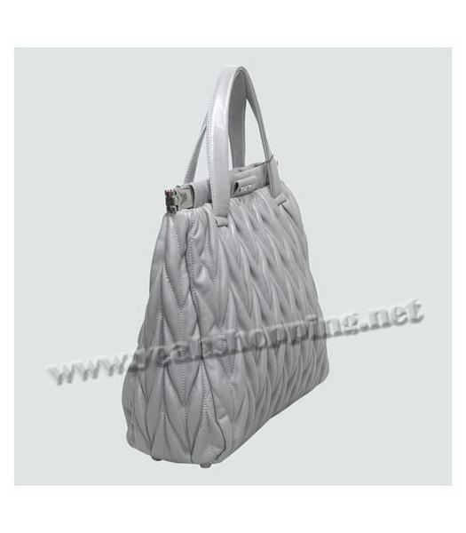 Miu Miu Fashion Lambskin Leather Bag Grey-1