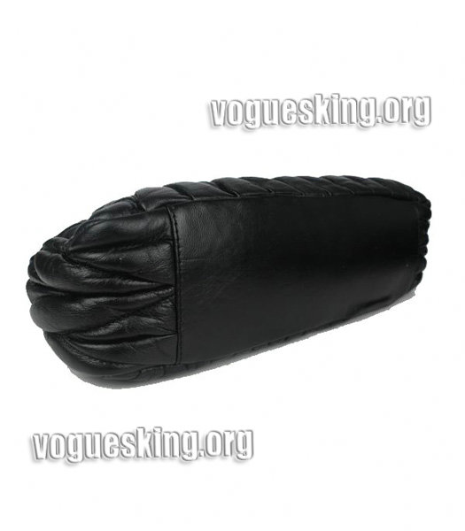Miu Miu Large Handbag In Black Matelasse Lambskin Leather-2