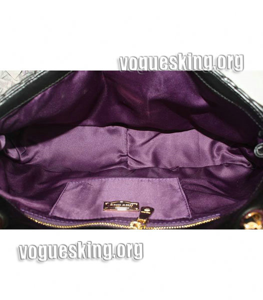 Miu Miu Large Handbag In Black Matelasse Lambskin Leather-3