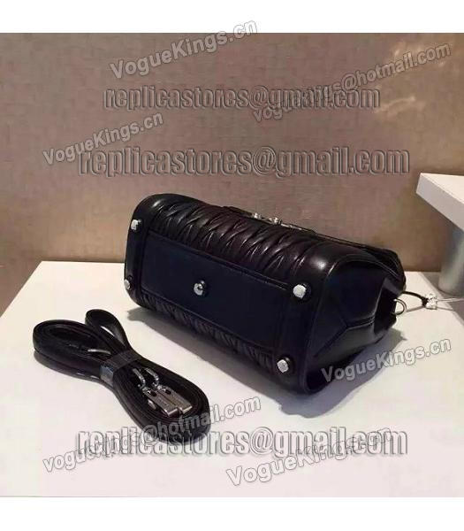 Miu Miu Matelasse Black Original Leather Shoulder Bag-2