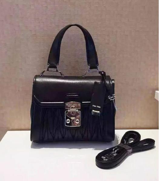 Miu Miu Matelasse Black Original Leather Shoulder Bag