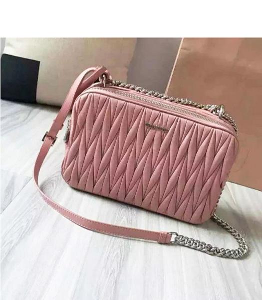 Miu Miu Matelasse Pink Original Leather Small Bag