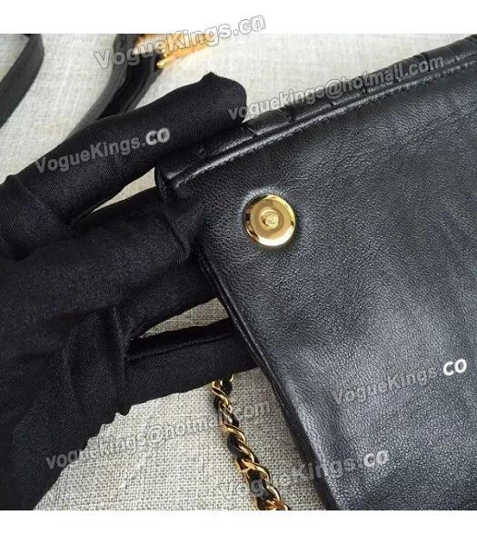 Miu Miu Matelasse Sheepskin Leather Shoulder Bag BT0345 Black-6