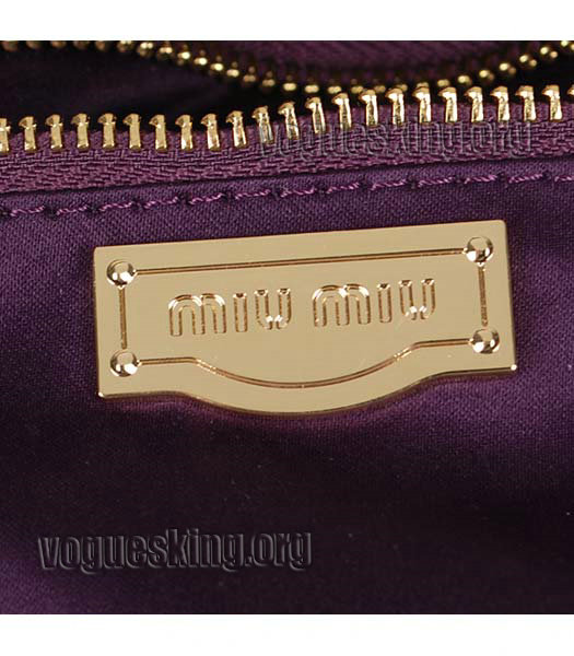 Miu Miu Medium Pink Matelasse Leather Clutch-5