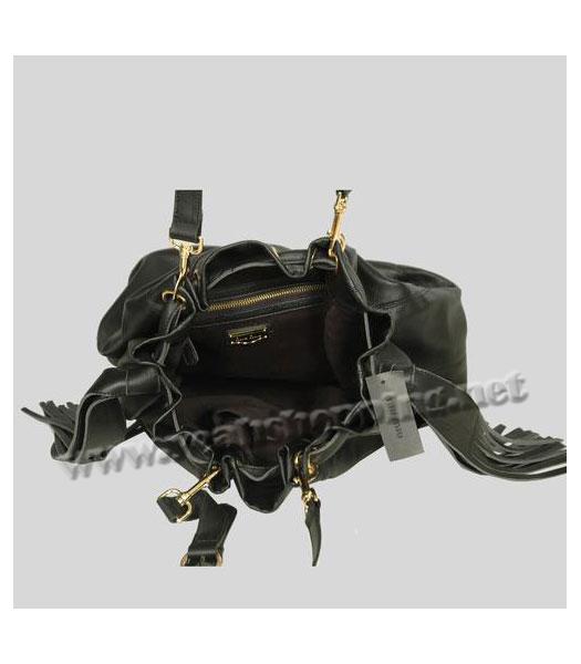 Miu Miu New Shoulder Bag Black Calfskin-4
