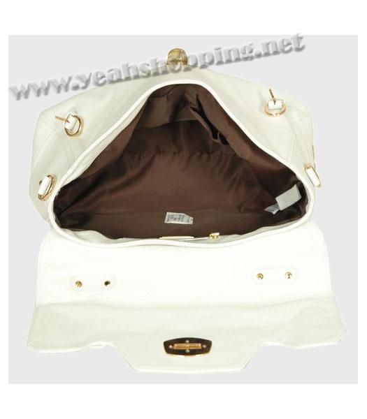 Miu Miu New Shoulder Tote Bag White Calfskin-4