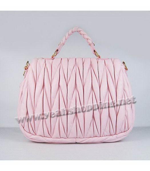 Miu Miu Quality Metalasse Medium Tote Bag in Pink-2