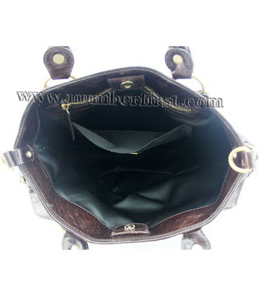 Miu Miu Tote Bag in Dark Coffee Oil Skin Leather-6