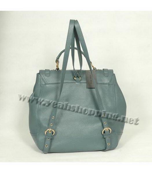 Miu Miu Tote Handbag Blue Calfskin-2