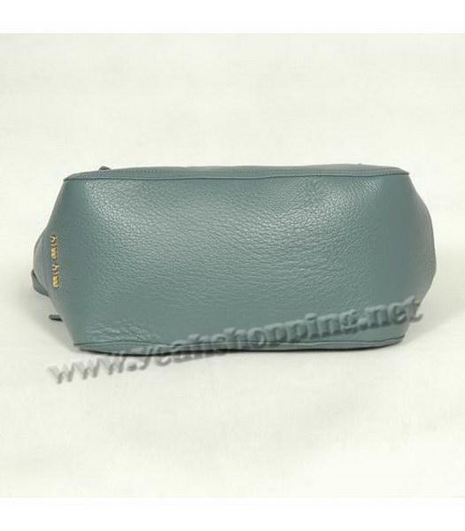Miu Miu Tote Handbag Blue Calfskin-3