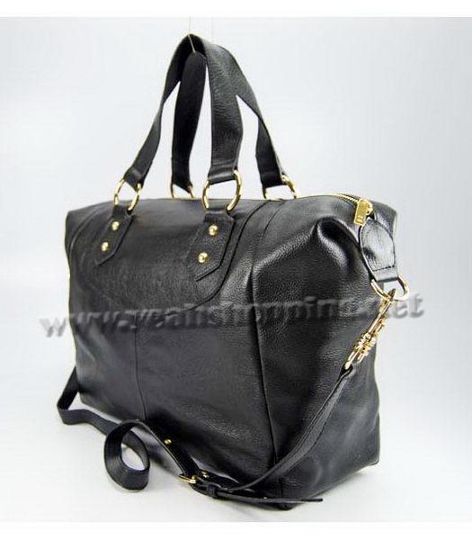 Miu Miu Zipped Shoulder Bag Black-2
