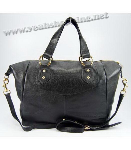 Miu Miu Zipped Shoulder Bag Black-3