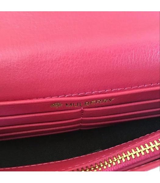 Mulberry Bayswater Clutch Peach Glossy Leather-1