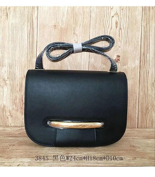Mulberry Latest Style Black Leather Crossbody Bag