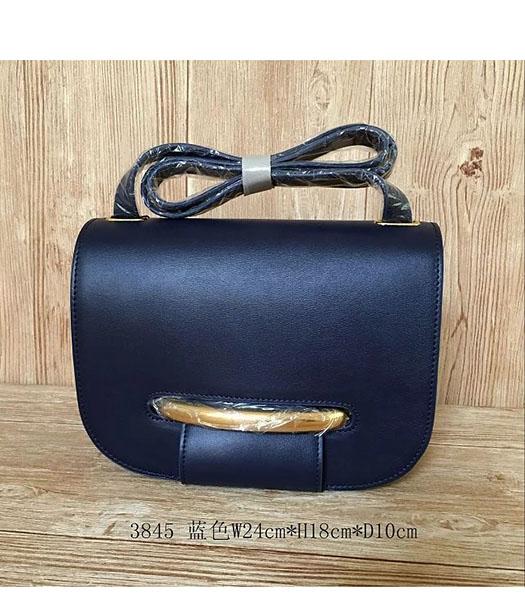 Mulberry Latest Style Dark Blue Leather Crossbody Bag