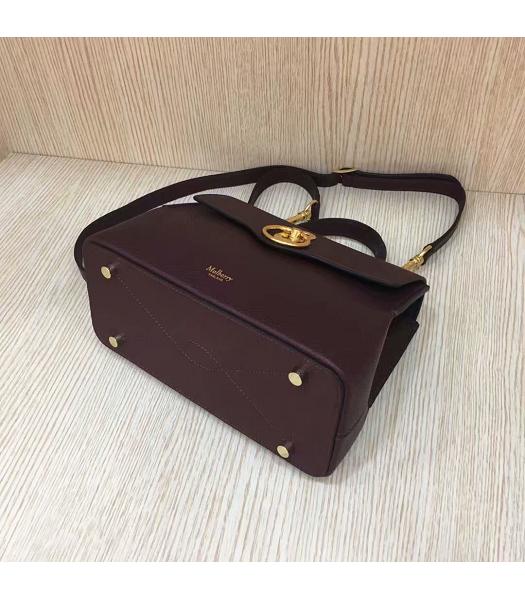 Mulberry Mini Seaton Jujube Litchi Veins Leather Top Handle Shoulder Bag-2