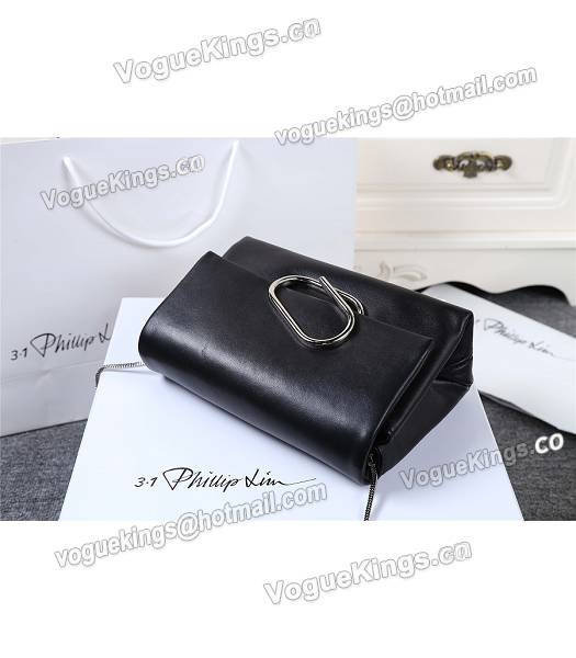Phillip Lim Black Leather Small Alix Flap Bag-2