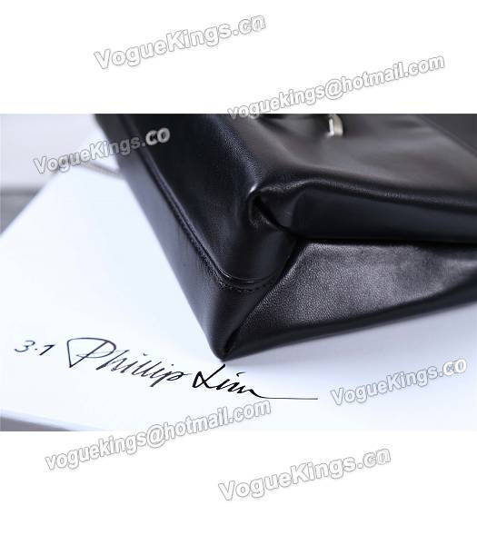 Phillip Lim Black Leather Small Alix Flap Bag-5