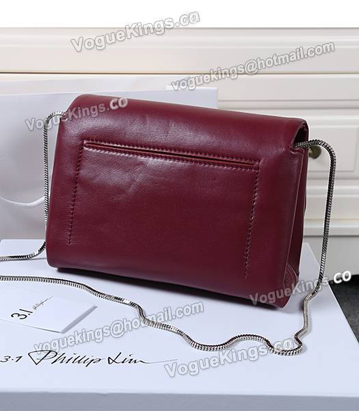 Phillip Lim Wine Red Leather Small Alix Flap Bag-2