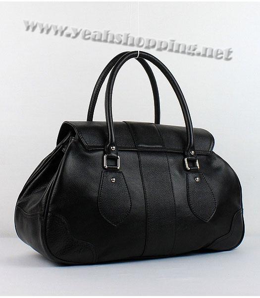 Prada Black Calfskin Tote Bag-1