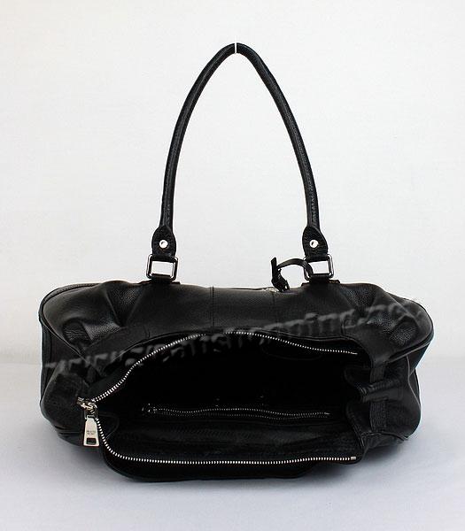 Prada Black Calfskin Tote Bag-2