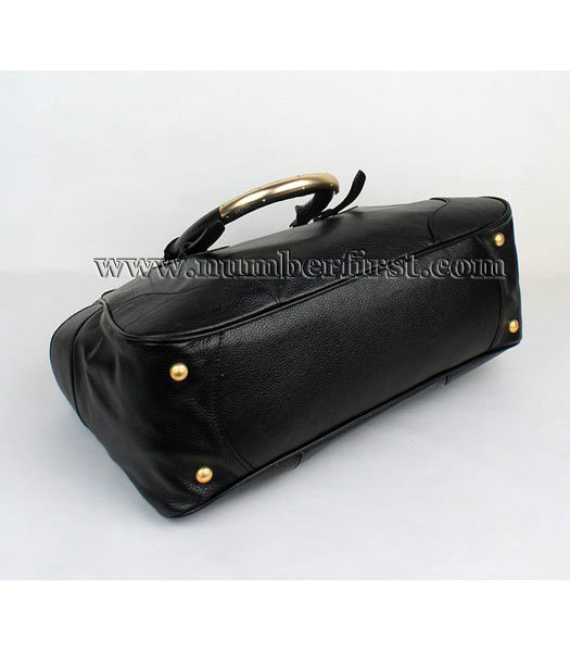 Prada Black Calfskin Tote Bag-3