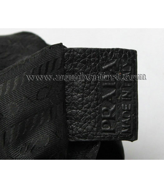 Prada Black Calfskin Tote Bag-6