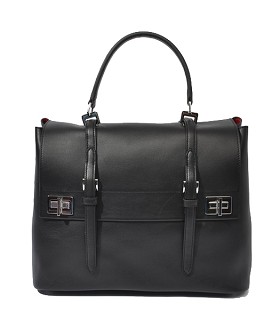 Prada Black Original Leather Tote Bag -1