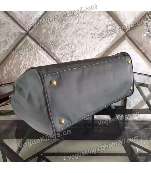 Prada BN1843 Tessuto Nylon Shoulder Bag Grey-3