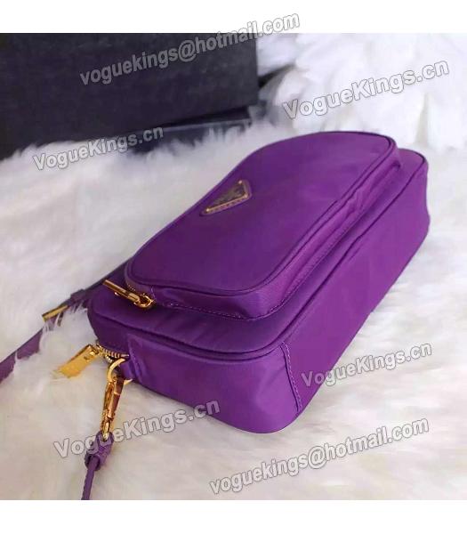 Prada BN1862 Purple Nylon Small Crossbody Bag-4