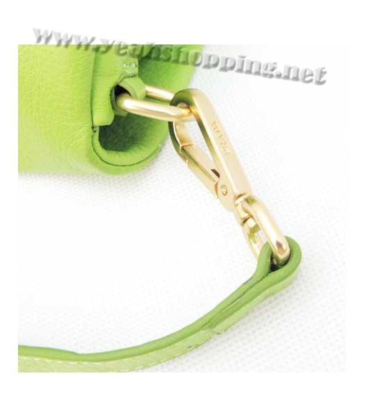 Prada Calfskin Messenger Bag Green-5