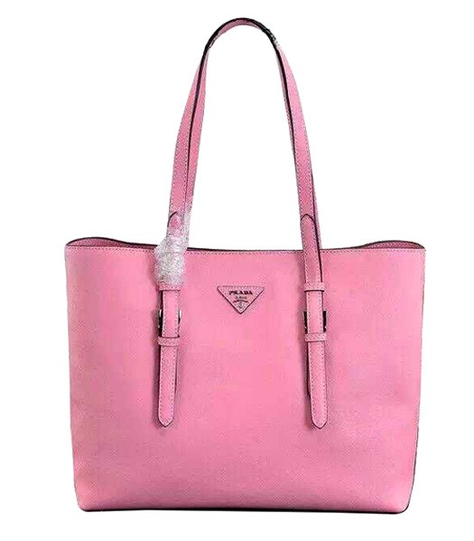 Prada Cross Veins Top Handle Bag 5133 With Pink Leather