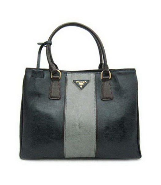 Prada Fashion Tote Bag Dark Blue