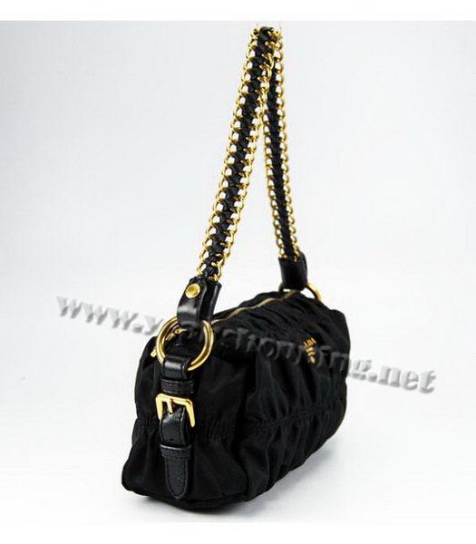 Prada Gaufre Nylon Shoulder Bag in Black-1