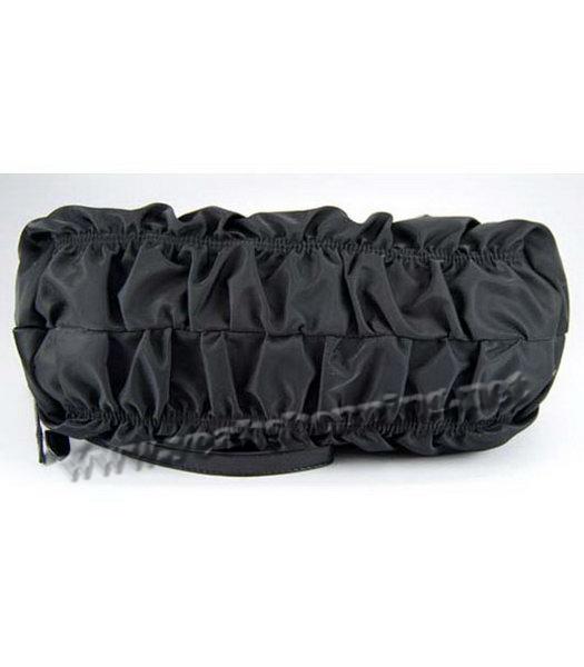 Prada Gaufre Nylon Tote Bag in Black-4