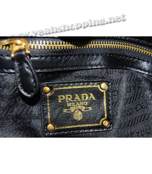 Prada Gaufre Nylon Tote Bag in Black-6