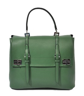 Prada Green Original Leather Tote Bag