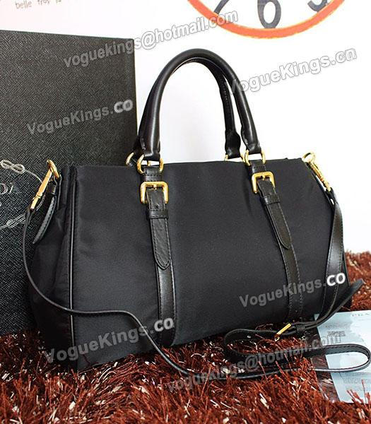 Prada High-quality Black Leather Tote Bag BN3880-1