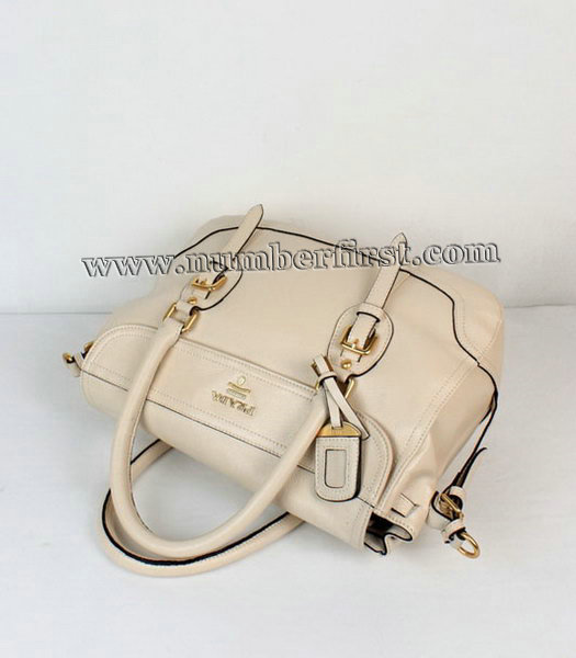 Prada Latest Offwhite Calf Leather Handbag-2