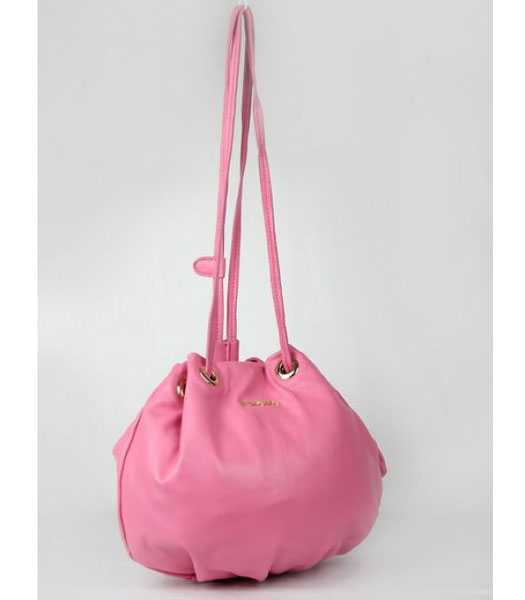 Prada Long Strap Bag in Pink Leather