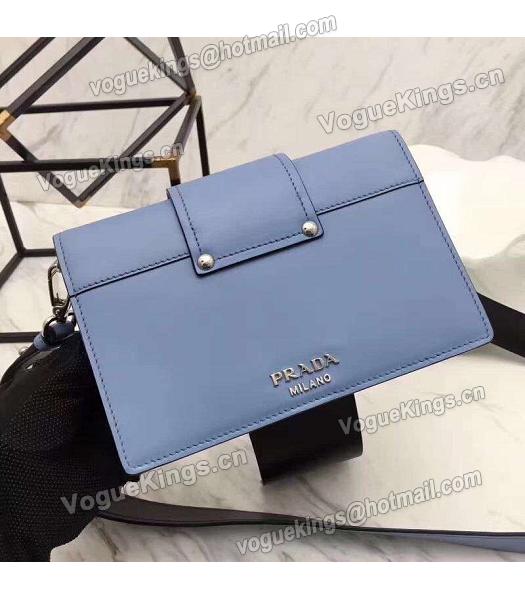 Prada Mixed Colors Original Leather Small Shoulder Bag Blue-2