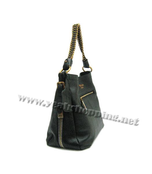 Prada New Designer Bag Black Leather_BR4242-2